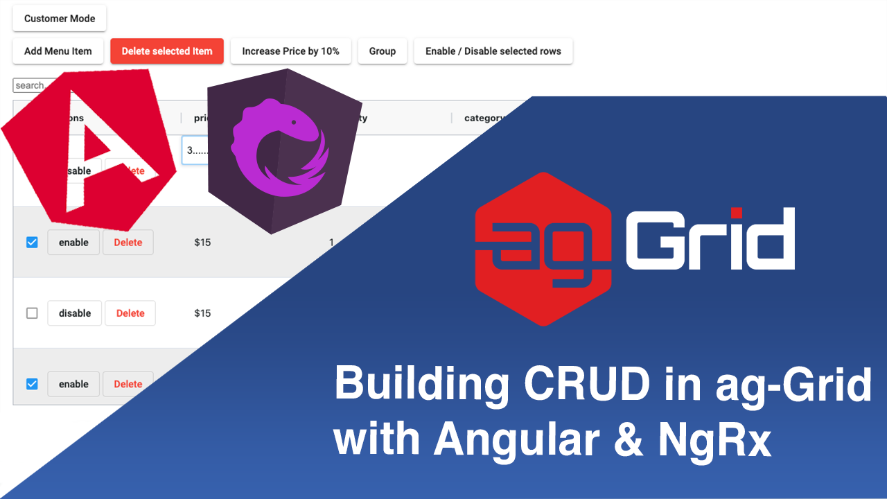 How To Build CRUD In Ag-Grid With Angular And NgRx