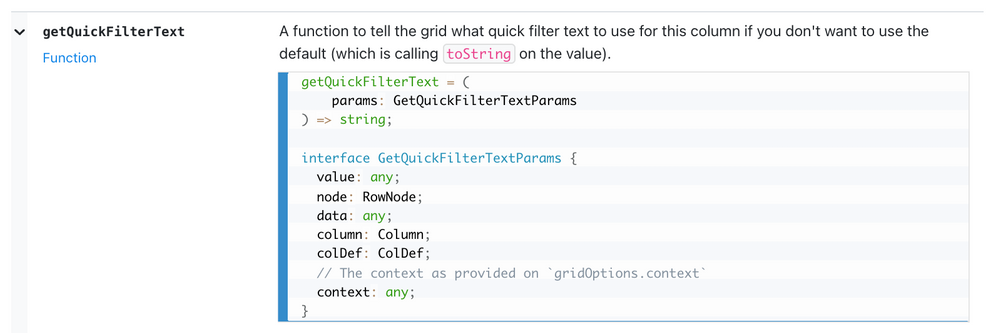 Create Custom Quick Filter for Visible Columns Only