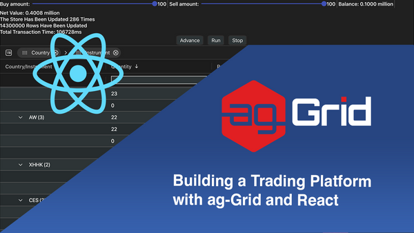 Building a Trading Platform with ag-Grid and React