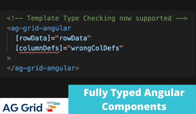 Fully Typed Angular Components