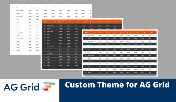 Creating a Custom Theme for AG Grid