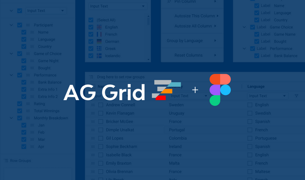 Introducing the AG Grid Figma Design System