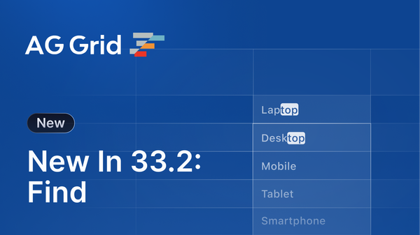 What's New in AG Grid 33.2